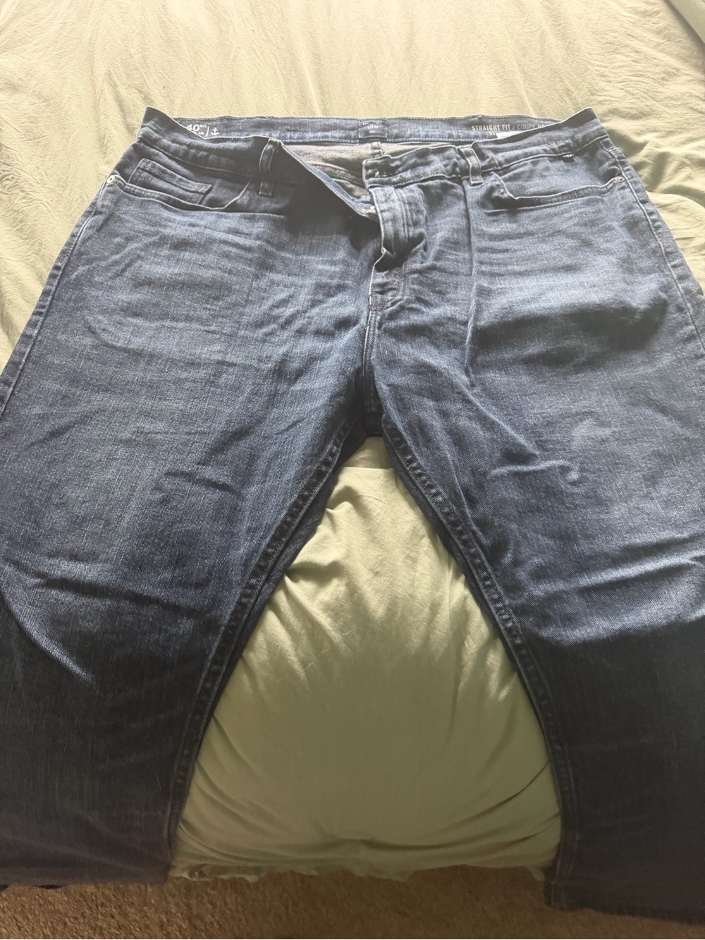 Nautica Men's Relaxed Fit Dark Blue Jeans